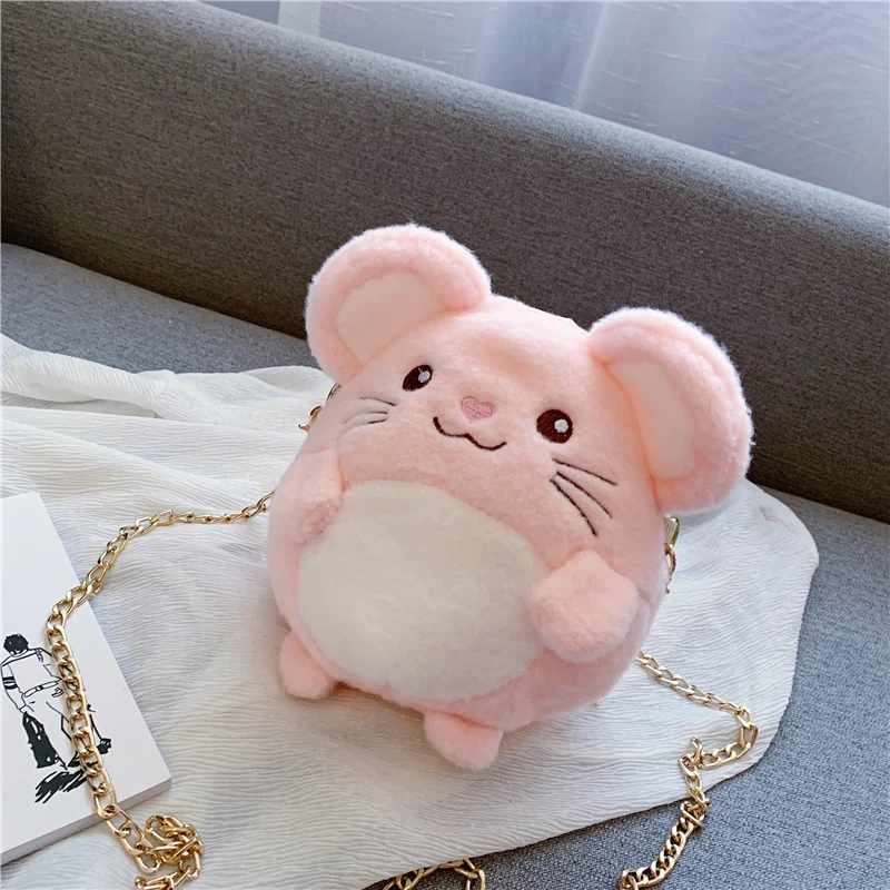 Муравей сумки для маленьких девочек с изображением животных мыши Женский мини