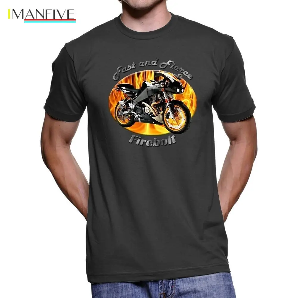 2019 Новая летняя модная мужская футболка американский мотоцикл Buell Firebolt быстрая и