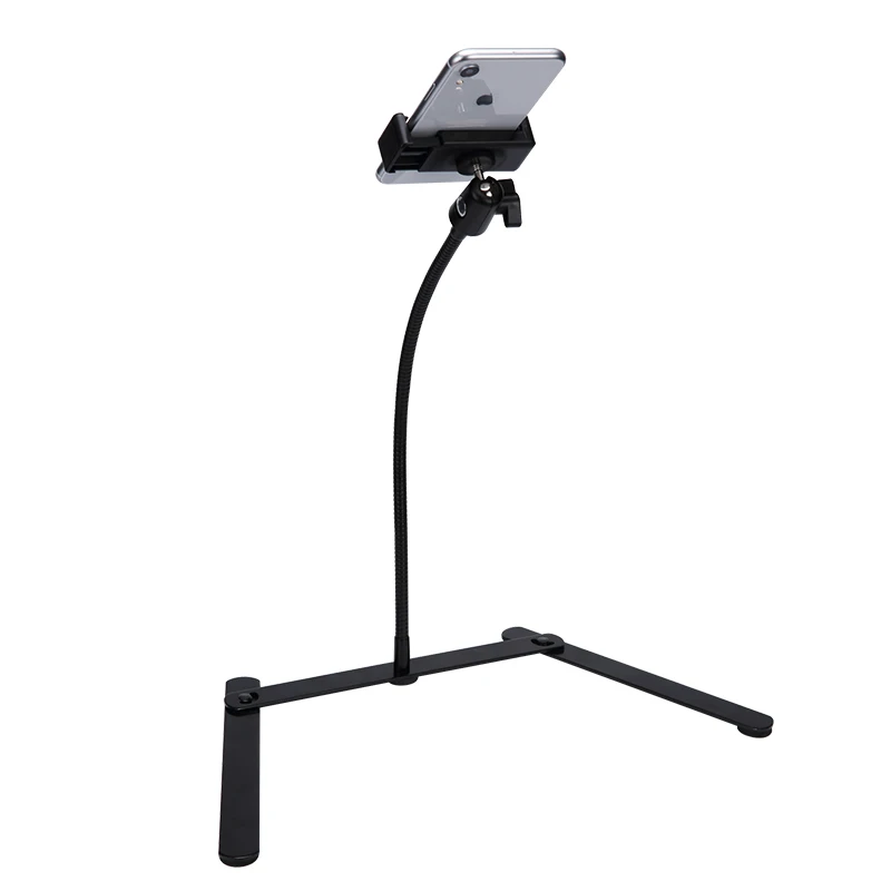 z66 desktop overhead phone stand live broadcast bracket anti shake artifact record video and shoot vibrato phone holder free global shipping
