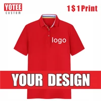 yotee2021 new high grade cotton custom short sleeved polo group group custom embroidery men and women casual polo shirt