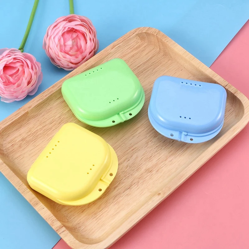 Retainer Case 5Pcs Mouth Guard Orthodontic Box Denture Storage Container | Дом и сад