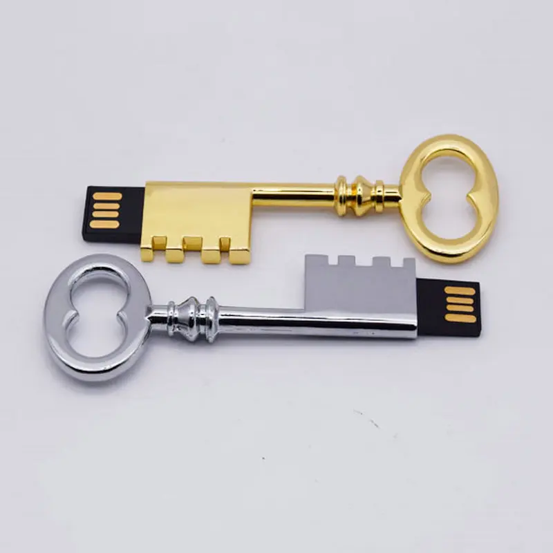 Металлический Флешка мини и изысканный ключ USB 2 0 темная вспышка 4 ГБ 8 32 64 Гб