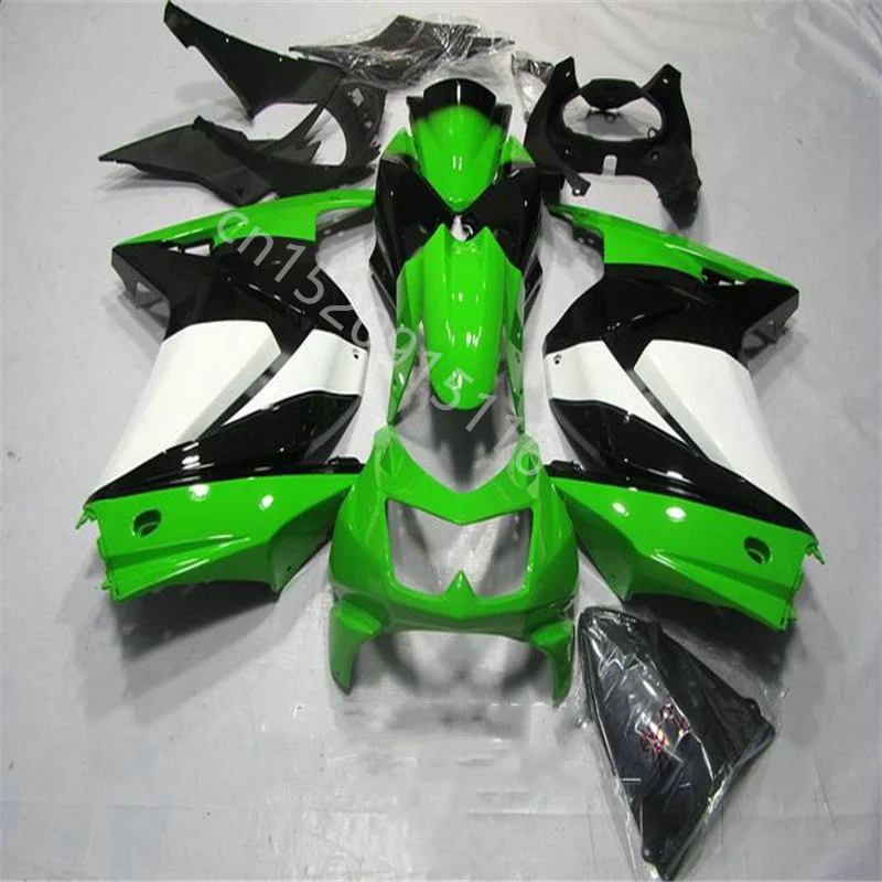 

ABS fairings for Kawasaki Ninja 08-14 EX250 zx250r 2008-2014 ZX 250R green black white injection fairing bodywork kits