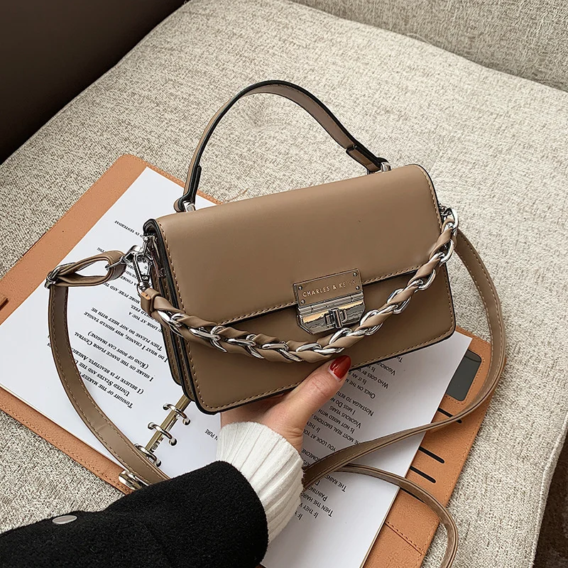 Женская сумка новинка 2021 модная маленькая квадратная Корейская мессенджер