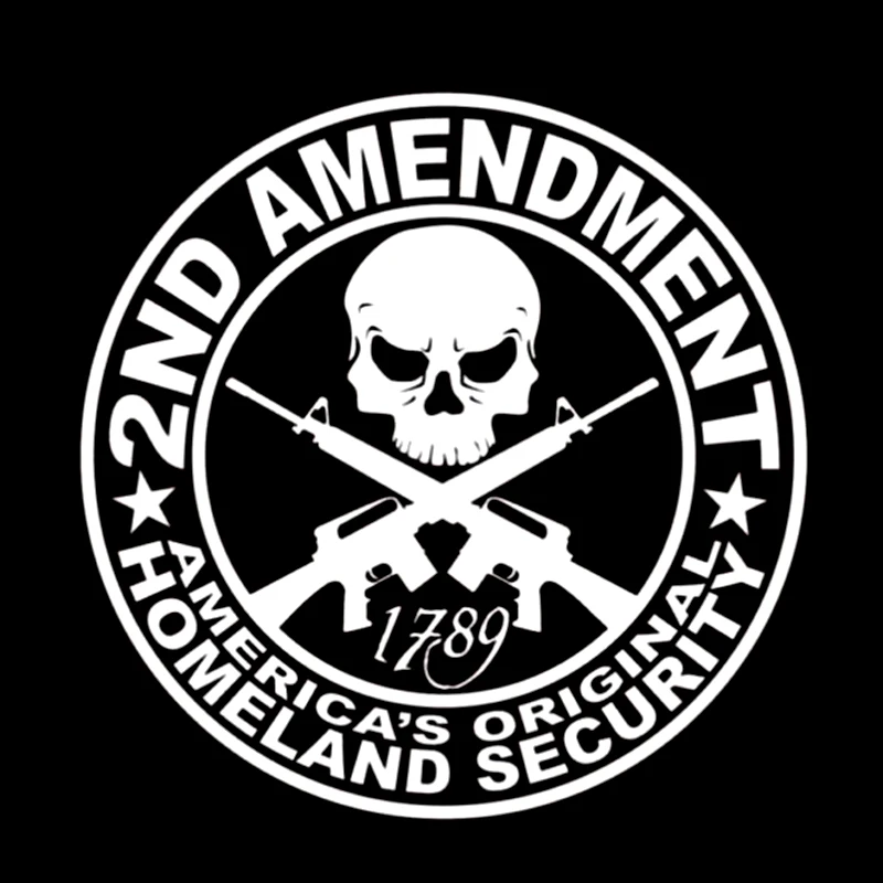 

2ND AMENDMENT GUN* Vinyl Decal Sticker Truck Diesel Car Hunting 4x4 Funny Windshield Bumper Motorcycle Decals Waterproof PVC