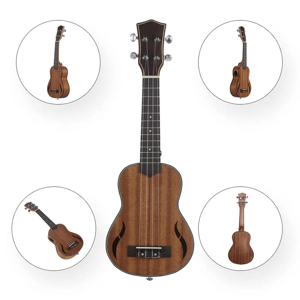 Тенор укулеле 26 дюймов ореховое дерево 18 Лада Акустическая гитара Ukelele красное дерево гриф шеи Гавайи 4 струнные гитары инструмент