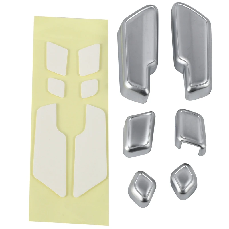 6Pcs Chrome Car Door Seat Adjust Buttons Switch For Mercedes-Benz E Class W204 W205 W212 W218 X204 X166 C GLK GL ML CLS | Автомобили и