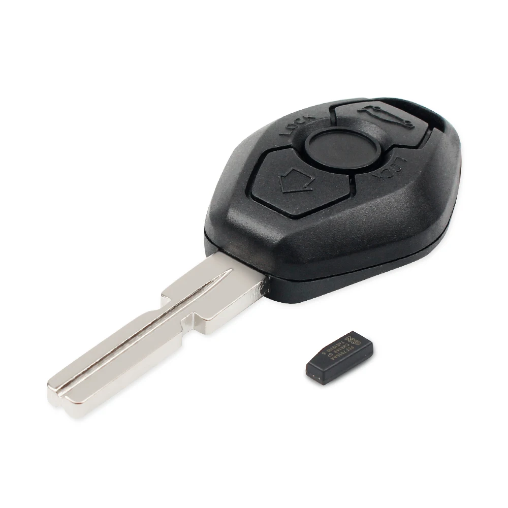 KEYYOU Replacement Remote Control Key 3 Buttons EWS System 315/433MHZ ID44 Chip HU58 For BMW 5 7 Series E38 E39 E46 | Автомобили и