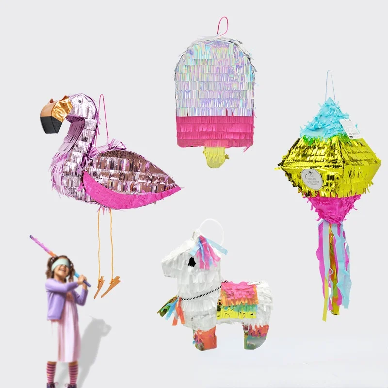 

Pinata Children's Day Birthday Party Toys Game Props star Pinata Candy Drop Christmas DIY Decoration for home Kids Gifts