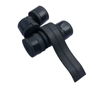 Нажимные теннисные ручки черного цвета 10 шт., Нескользящие ручки для бадминтона, овергрипы для теннисной ракетки