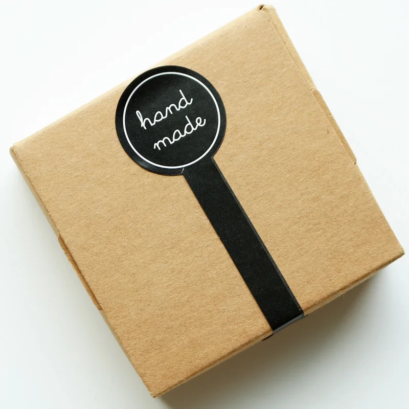 100 Осенний комплект из двух вещей Стиль &quotручная работа&quot черный Стикеры s торт