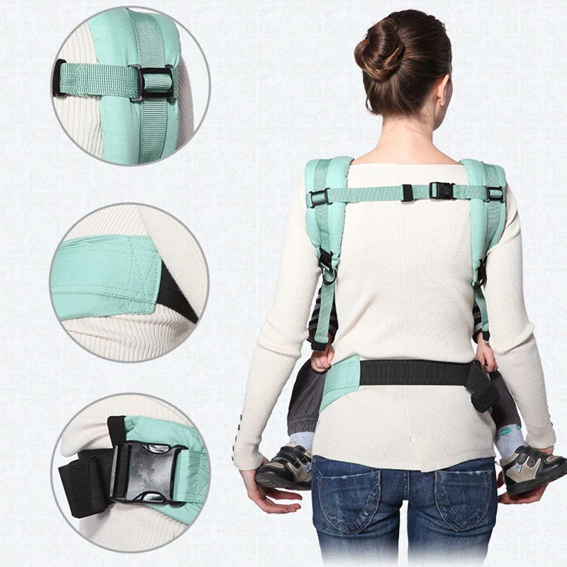 Ergonomic Baby Carrier 360 Organic Cotton Wrap Sling Backpacks Adjustable Kids Manduca | Мать и ребенок