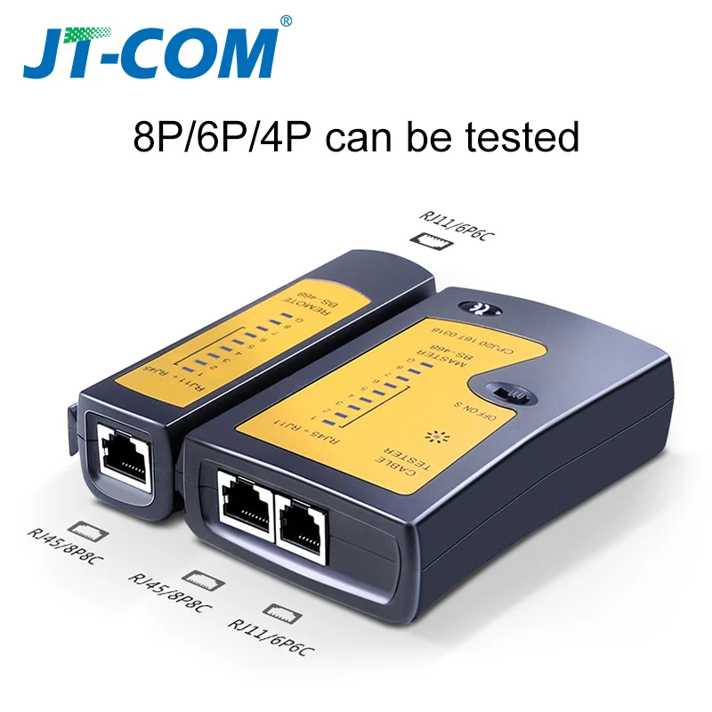 Сетевой Кабельный тестер RJ45 RJ11 RJ12 CAT5 UTP LAN-кабель детектор сетевого провода