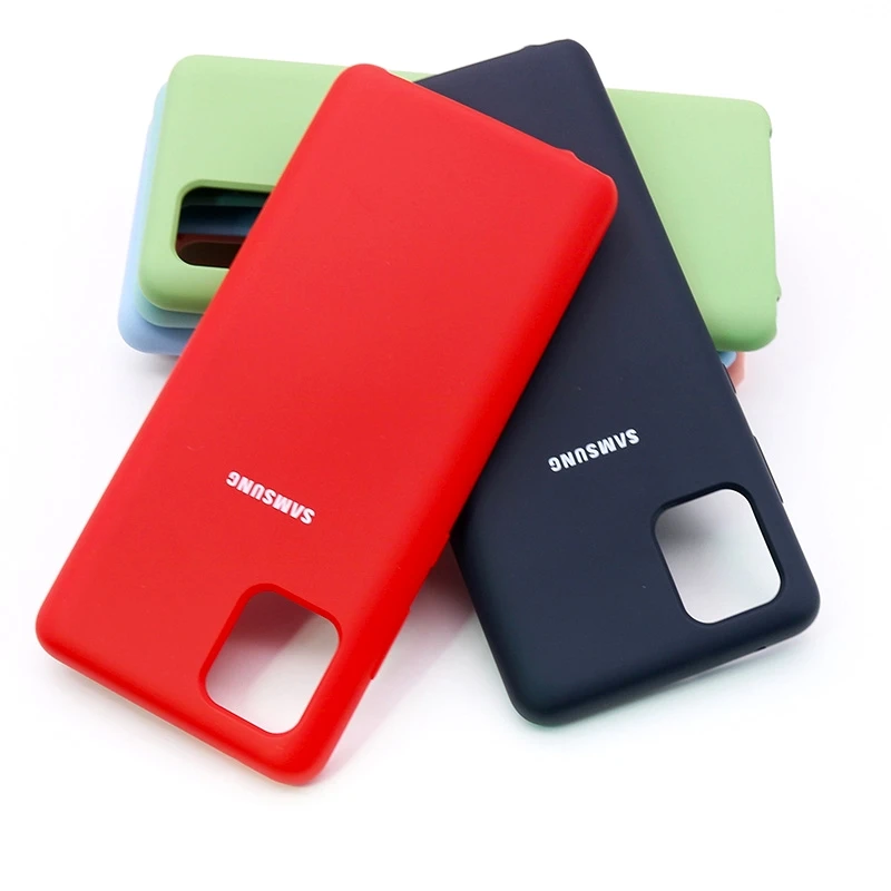 Оригинальный жидкий силиконовый чехол для Samsung Galaxy Note 10 Lite защитный шелковистый