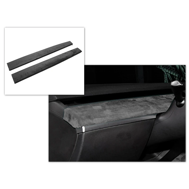 

for Tesla Model 3 Y Center Console Panel Trim Dashboard Panel Strip Faux Fur Cover Trim Car Styling Accessories