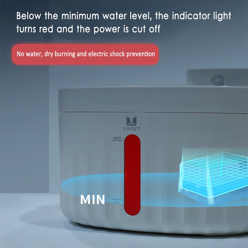 MAMY-Alimentador autom&aacute;tico con Sensor inteligente para mascotas, bebedero con filtro, dispensador de agua para perros, suministros para mascotas-4
