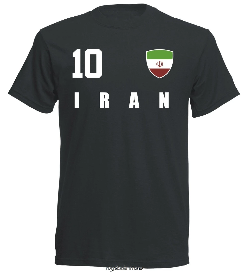 Горячая Распродажа Летний стиль футболка Республики Иран Джерси футболист номер