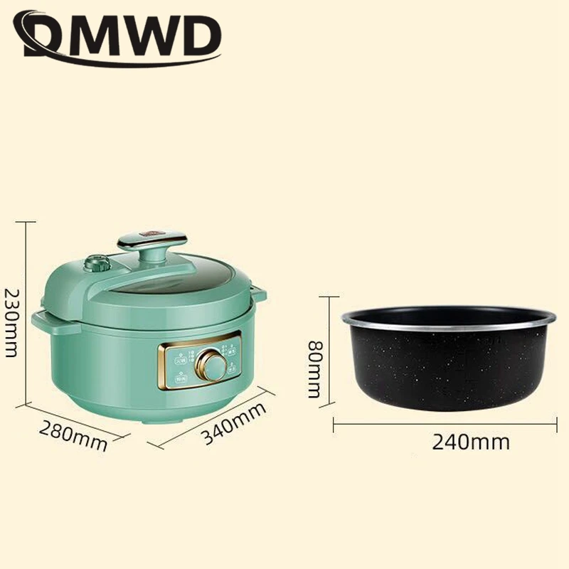 Электрическая скороварка DMWD 3L интеллектуальная рисоварка горячий горшок