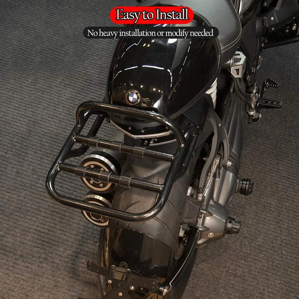 Moto R9T Porte Bagages задний багажник крепящийся за сиденье несущей стойки с ручка для BMW R
