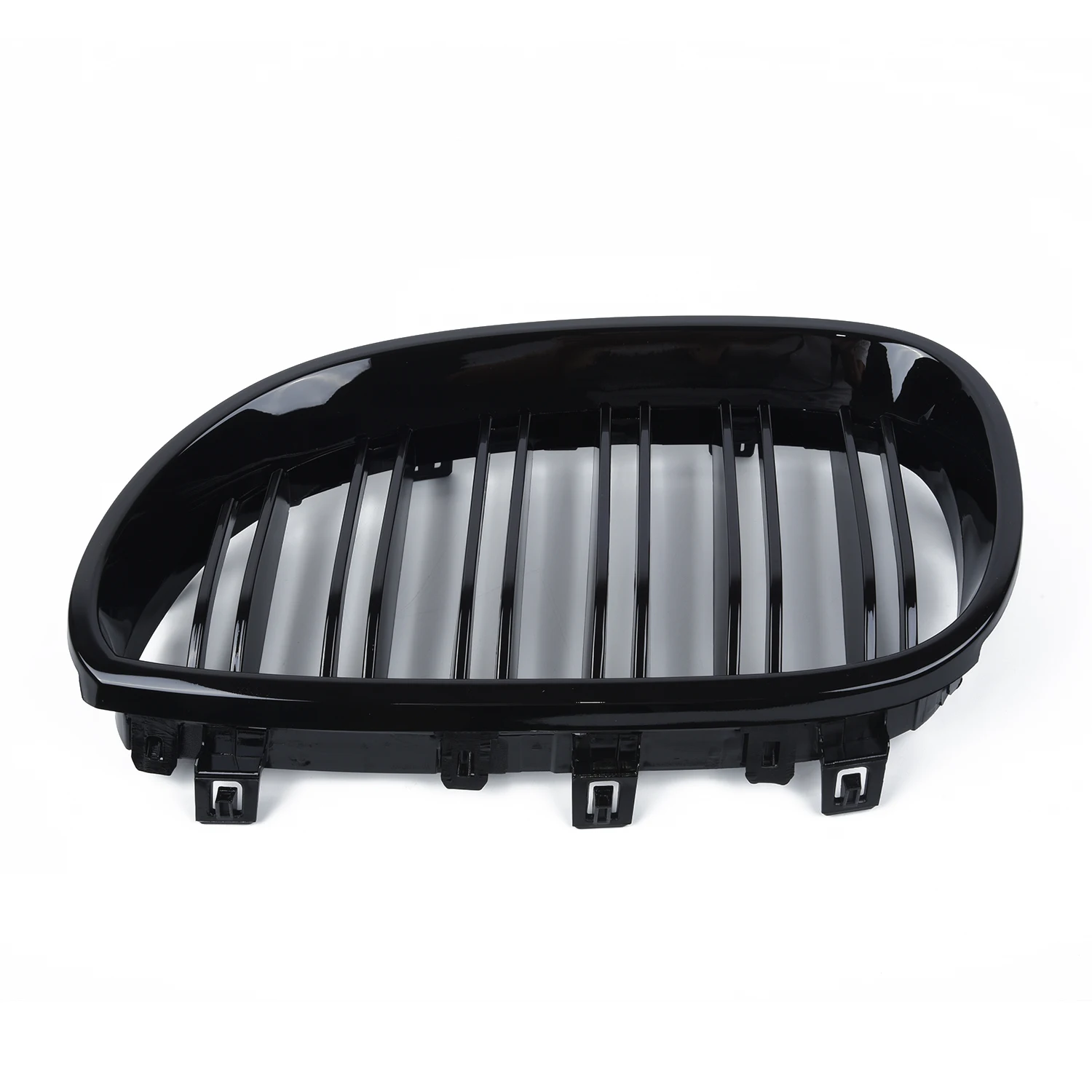 Черный глянец Передняя почечная Спортивная решетка гриль для BMW E60/E61 5 серии 2003 ~