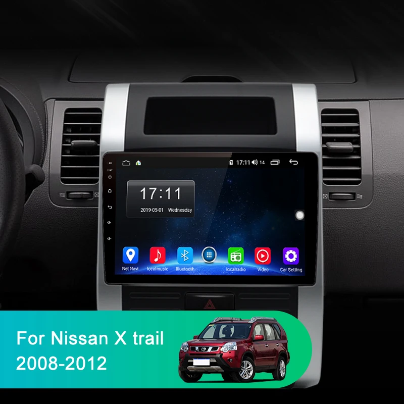 LDZDSEE для Nissan X-trail t31 2007-2013 X trail автомобильный Радио мультимедийный видео плеер GPS No