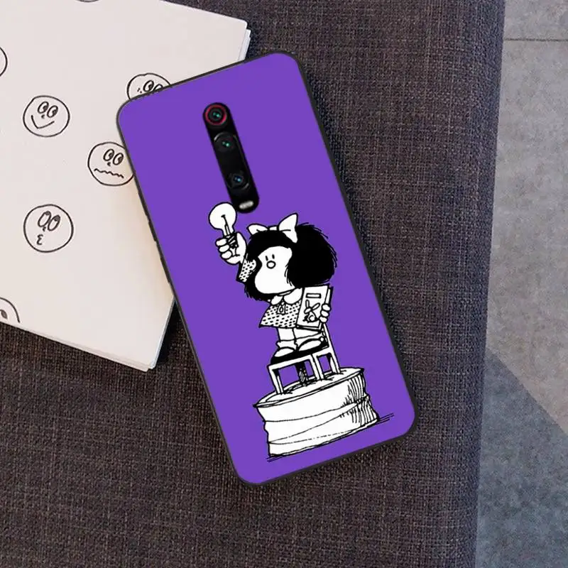 

Argentina Quino Mafalda Girl Phone Case for RedMi 5 5plus 6 Pro 6A S2 4X GO 7A 8A 7 8 9 K20 case