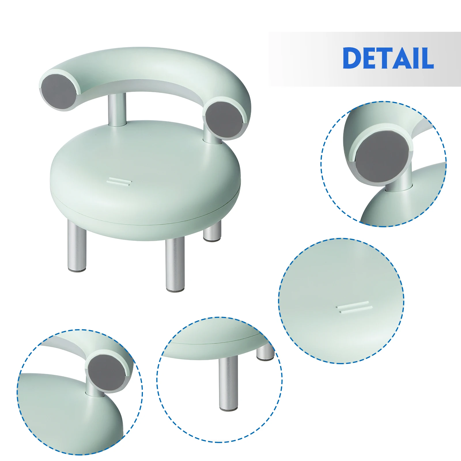 

Touch Chair Night Lights White/Warm Switchable USB Rechargeable Lamps for Children Baby Gifts Eye Protection Night Lamp
