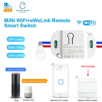 mini ewelink wifi bluetooth compatible switch voice control smart home automation module works with alexa google home alice