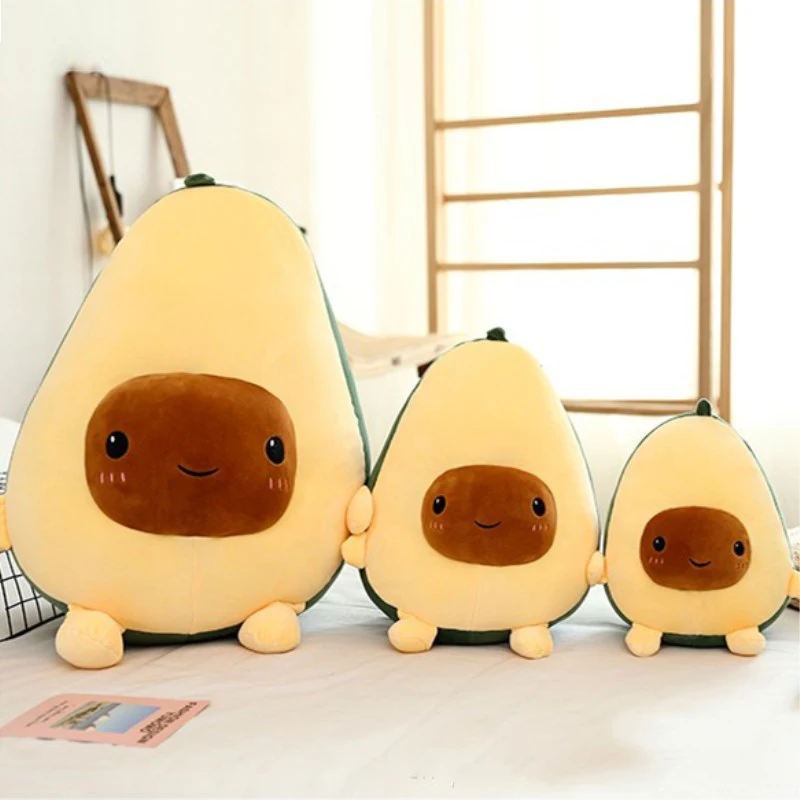 25-60 см милая плюшевая игрушка авокадо kawaii фруктовая Подушка растительная кукла мягкая игрушка Украшение Подушка подарок на день рождения ребенок дети ребенок