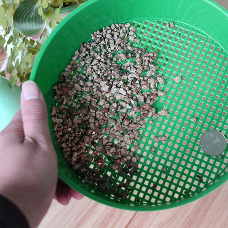 

Green Filter Earth and Stone Garden Sieve Plastic Gardening Tools Sievemesh Gardeningaccessorie Gardensieve Sievedivider Tool