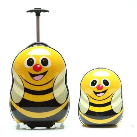 Детский чемодан на колесиках чемоданы для переноски детей мультяшная сумка