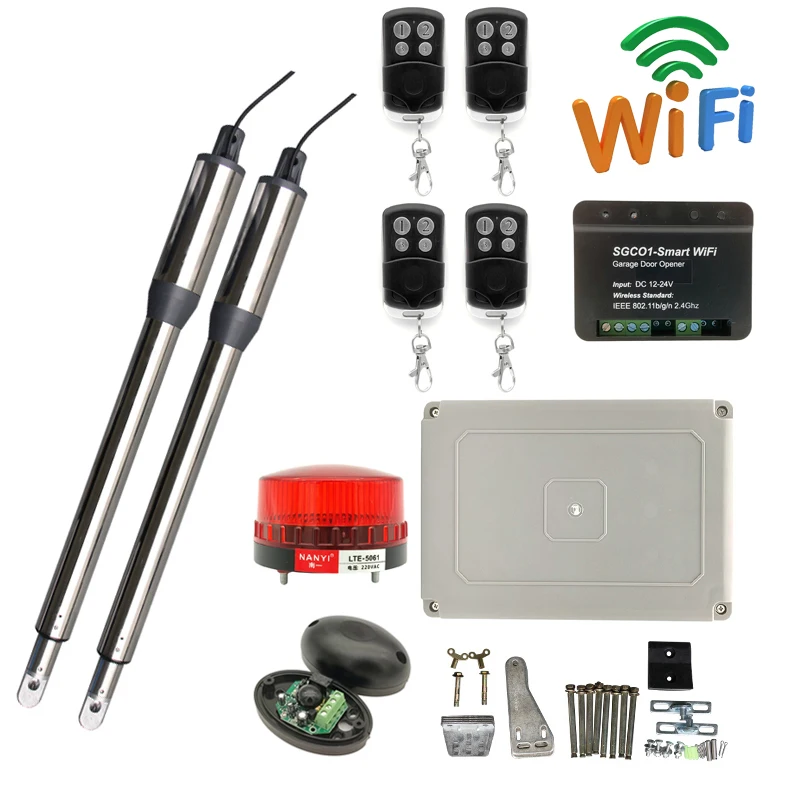 300 кг WIFI Пульт дистанционного управления электрический распашные ворота