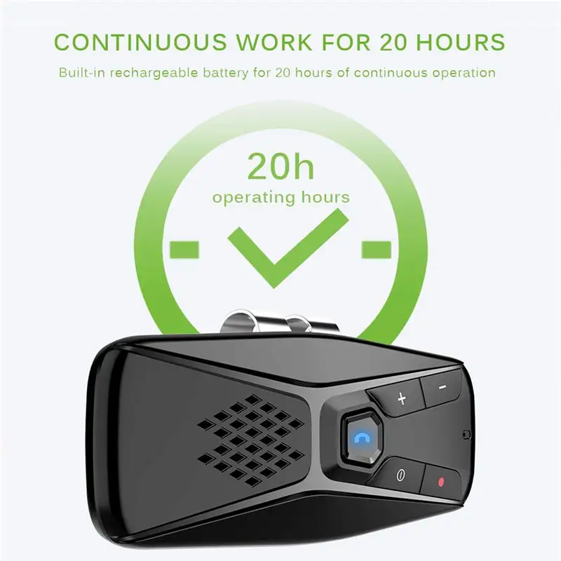 Гарнитура громкой связи Onever Bluetooth 5 0 с микрофоном | Автомобили и мотоциклы