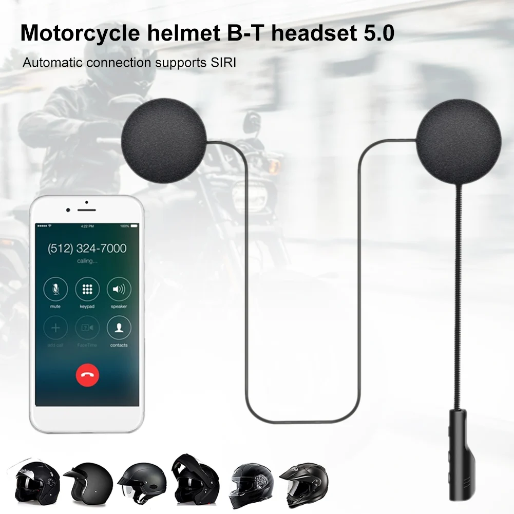

Bluetooth-гарнитура для мотоциклетного шлема, с микрофоном