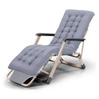 fold office nap bed chair 8 gear adjustable chaise lounge chair outdoor patio pool beach yard lawn recliner zero gravity chair