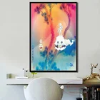 Постер и печать Kanye West Kid Cudi Kids See Ghost, винтажный декор, Картина на холсте, настенные картины для спальни, плакат