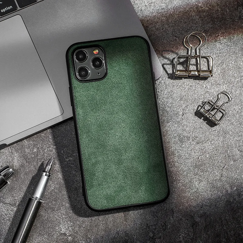 Роскошный кожаный + мягкий чехол из ТПУ для телефона iPhone 12 Pro Max Mini 11 XSMAX XR XS X 8 7 Plus 6S