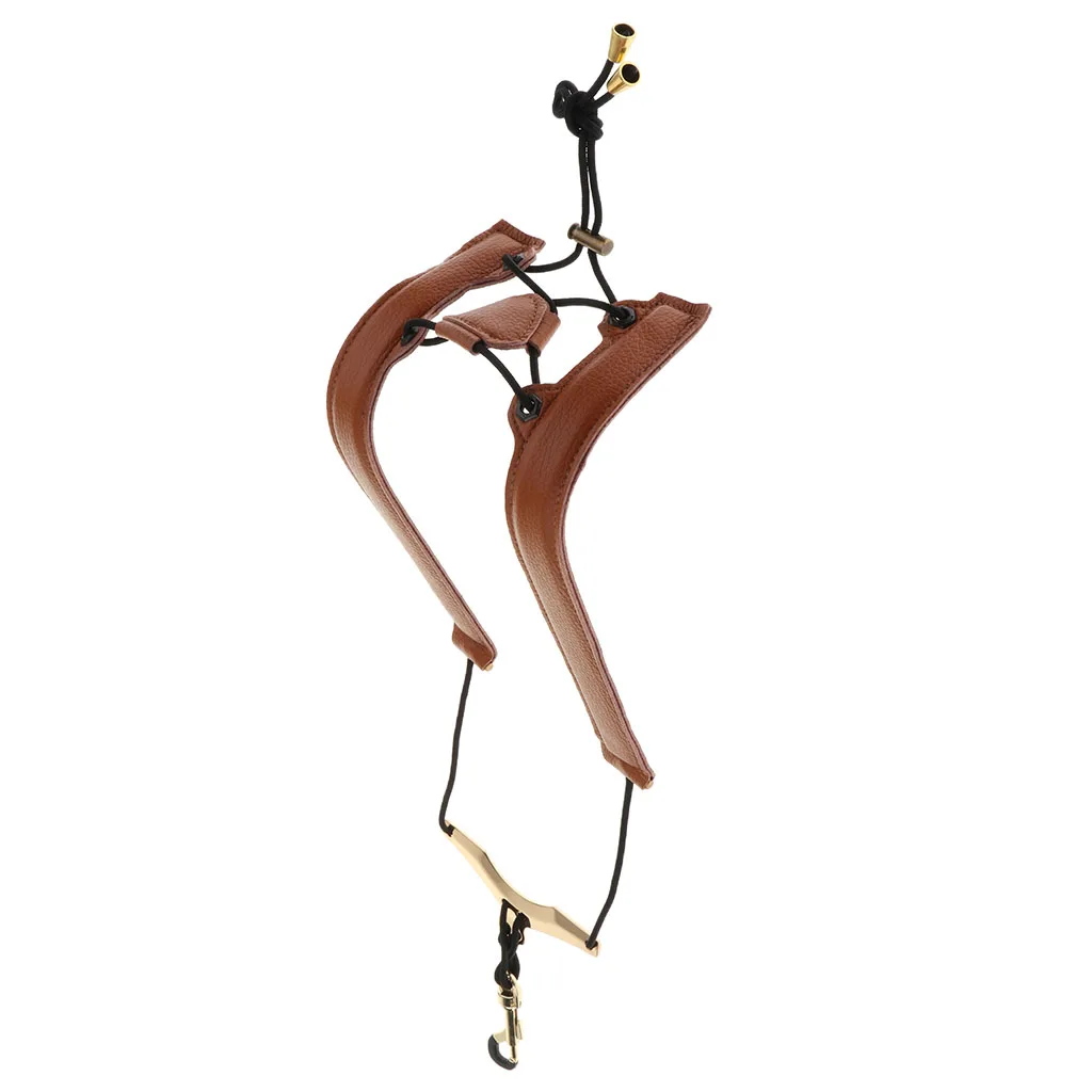 Регулируемый кожаный ремешок на плечо для саксофона | Спорт и развлечения