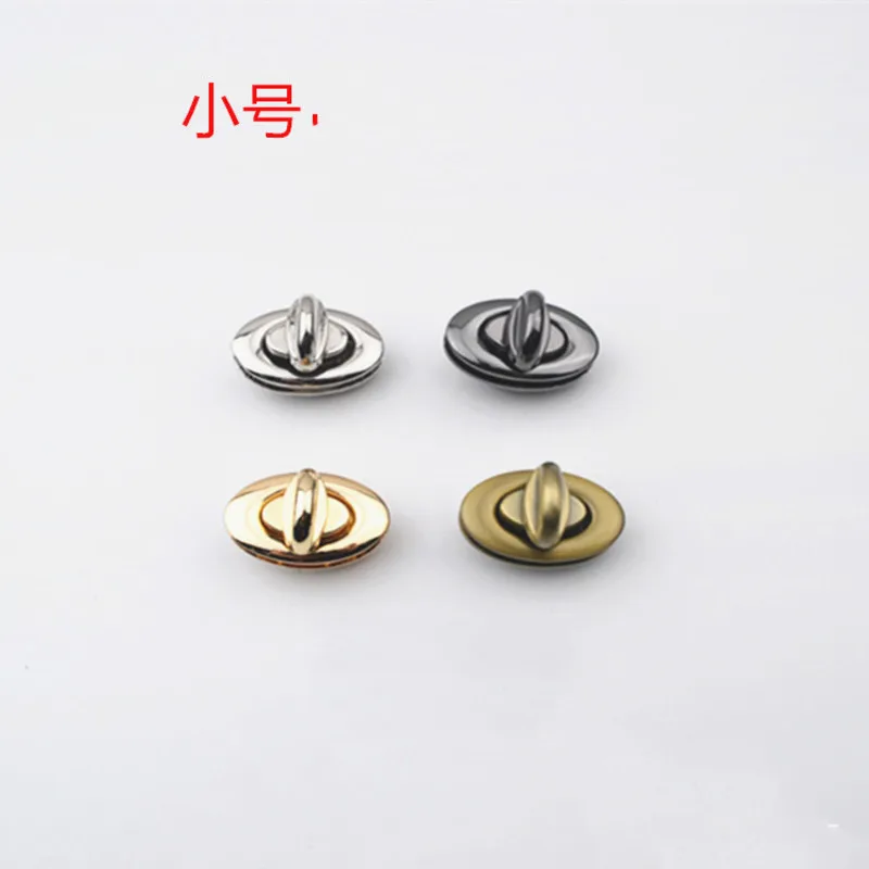 

3 Pcs Egg Shape Bag Metal Clasp Turn Lock DIY Handbag Bag Durable Buckle Twist Purse Hardware Bag Parts Accessories Exquisite