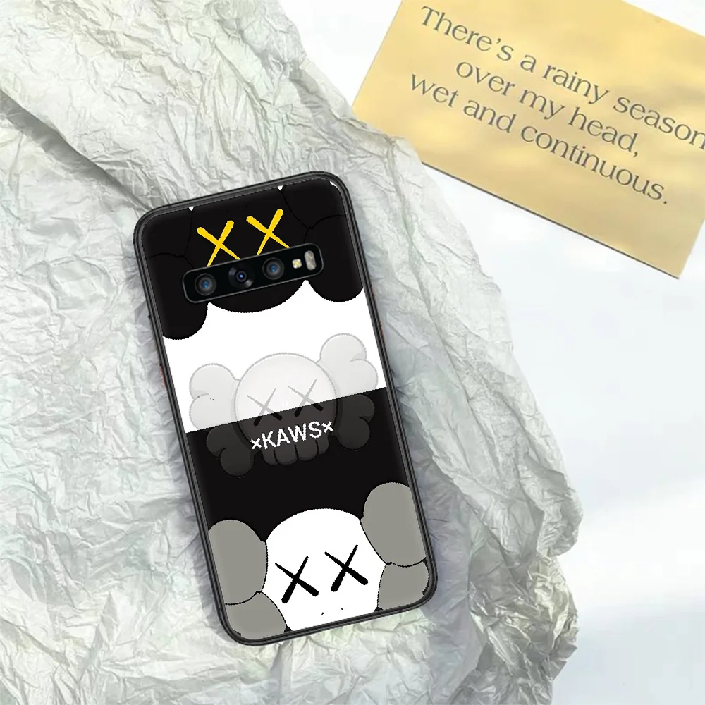 

Fashion Brand Doll Kaw-Boys Phone Case for Samsung Galaxy Note S 6 7 8 9 10 E 20 Ultra Edge Plus black Cell Soft Waterproof Tpu