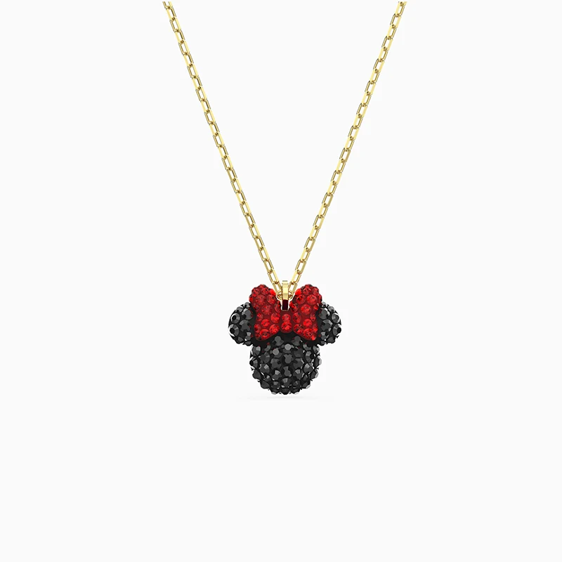 

Fashion Trend SWA New My Mouse Gold Pendant Necklace Charming Mouse Head Beautifully Decorated Ladies Romantic Jewelry Gift