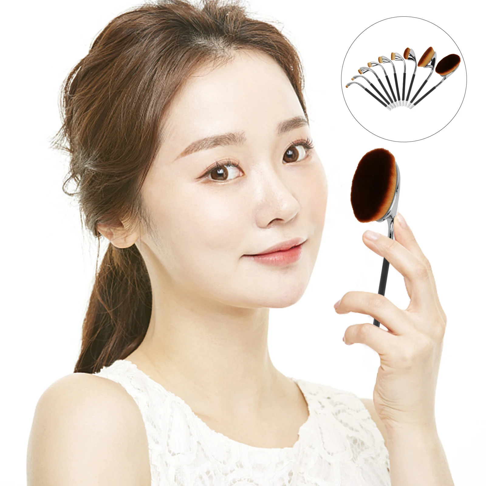 

9 шт., кисти для макияжа