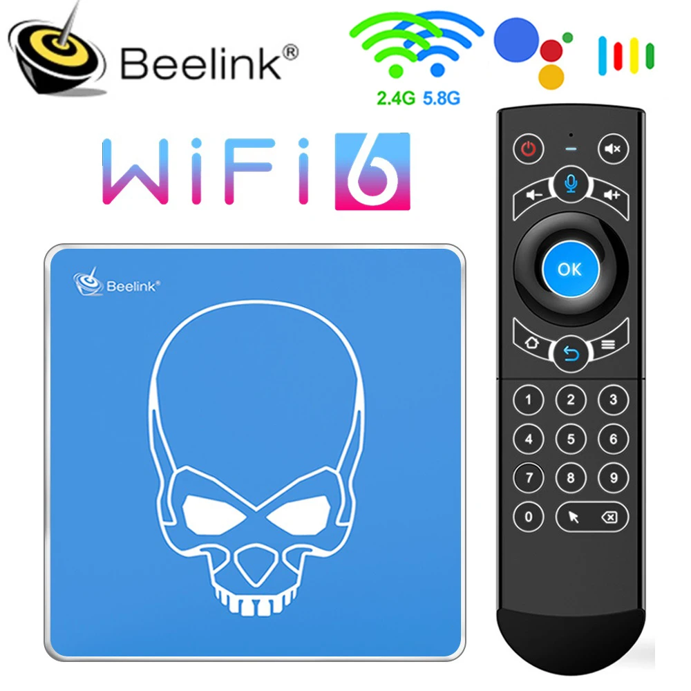 Beelink GT King Pro Wi Fi 6 ТВ коробка Android 9 0 4GB64GB Amlogic S922X H 4K 4 ядра Поддержка Dolby аудио DTS