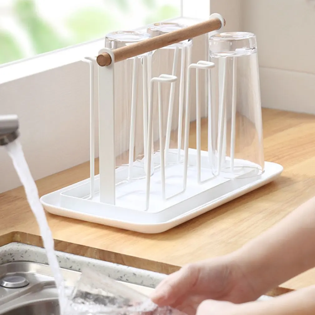 Практичный переносной подстаканник простой поднос стеллаж для хранения