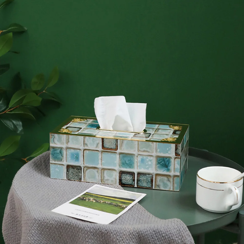 Деревянный держатель для салфеток в скандинавском стиле прямоугольный