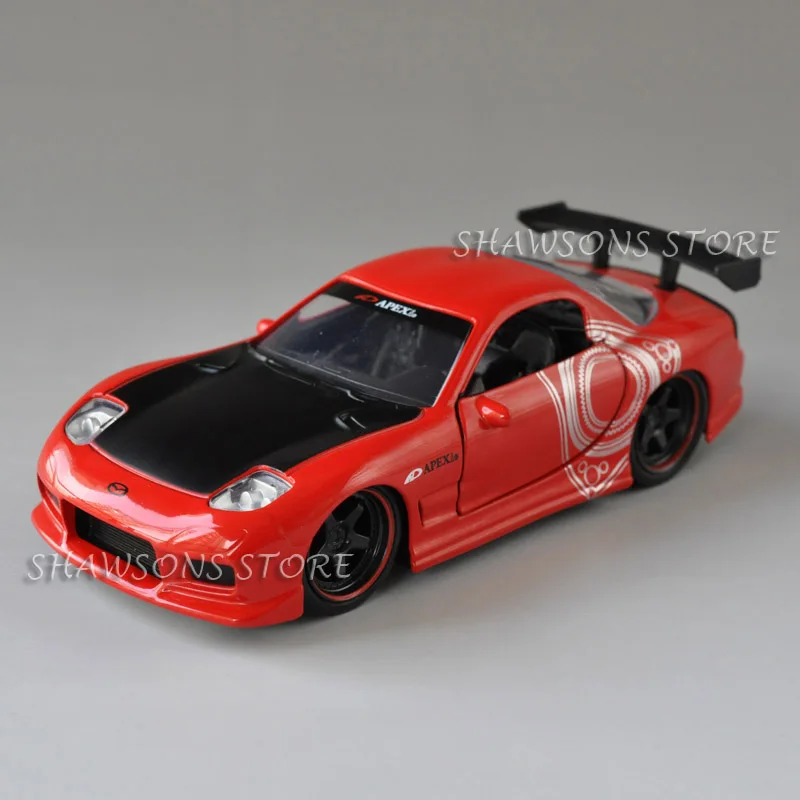 Литья под давлением гоночный автомобиль модель игрушки 1:32 1993 Mazda RX 7 миниатюрный