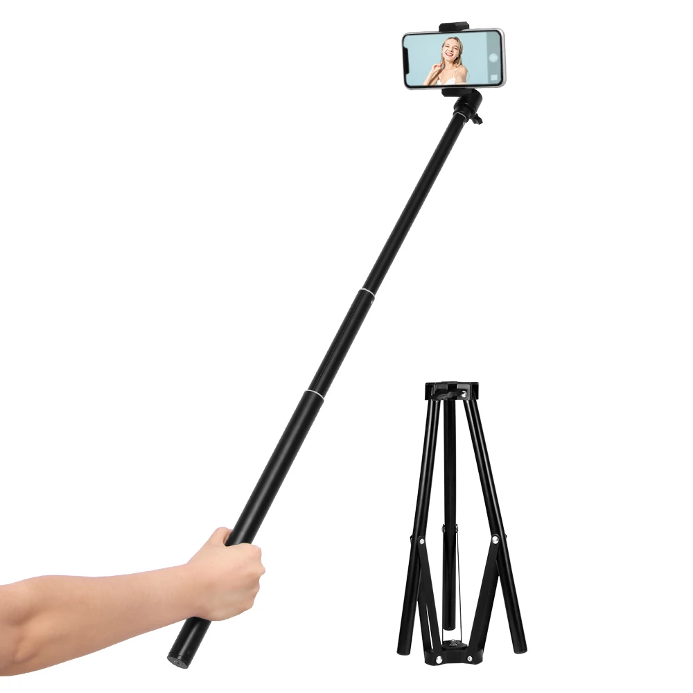 

LED Selfie Ring Fill Light 16.11-56.99inch Dimmable Phone Camera Ring Lamp With 160cm Stand Tripod For Makeup Video Live Studio