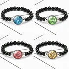 Браслет с шармами Аватара Последний Воздушный календарь, эластичные браслеты с изображением мультяшного племени, воздуха, огня, воды, почвы для мужчин и детей, подарок, ювелирные изделия