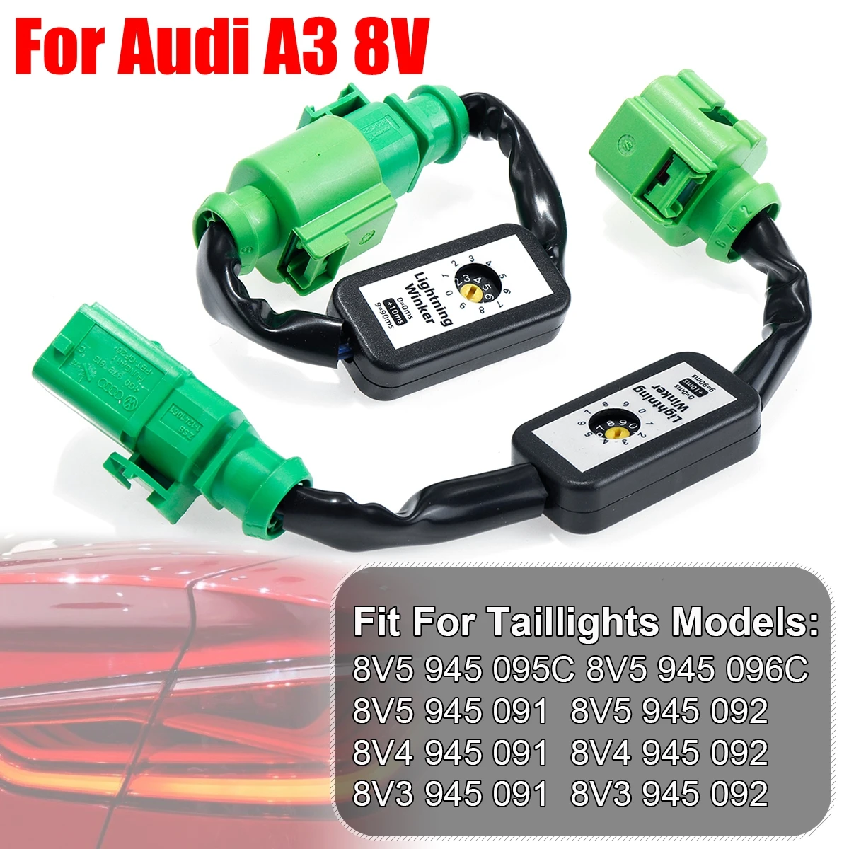 2 шт./компл. светодиодный индикатор динамического поворота дополнительный модуль