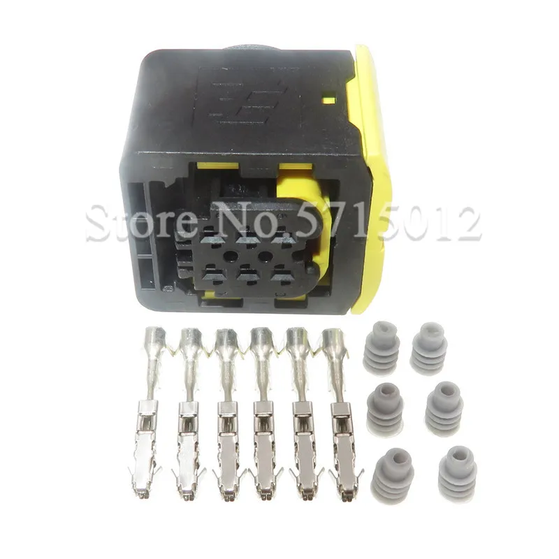 

6 Hole Female Automotive Connector Waterproof Electrical Wire Sockets For Auto Truck DJ7063B-1.5-21